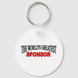 De grootste sponsor ter wereld sleutelhanger
