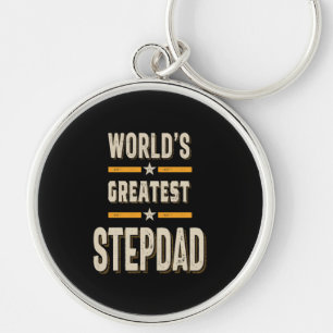 De grootste stap-pap van de wereld Funny Stepfathe Sleutelhanger
