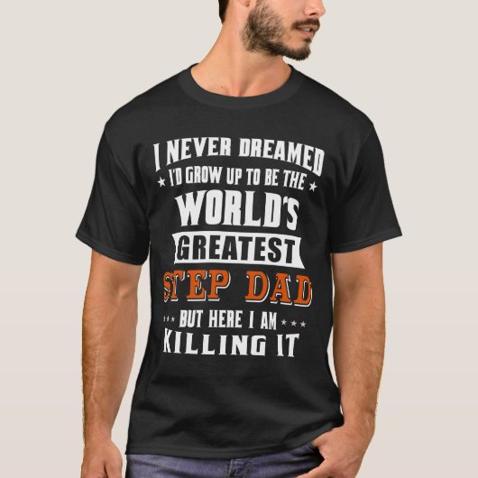 De grootste stap van de wereld pap t-shirt (Voorkant)