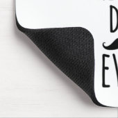 De grootste vader ooit met Mustache Muismat (Hoek)