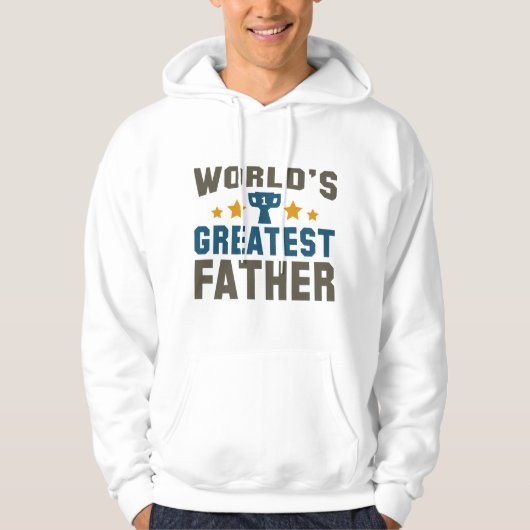 De grootste vader ter wereld hoodie (Voorkant)