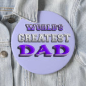 De grootste vader ter wereld ronde button 6,0 cm (In situ)