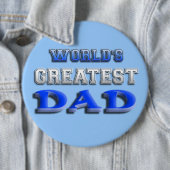 De grootste vader ter wereld ronde button 6,0 cm (In situ)