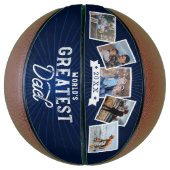 De grootste vader van de wereld, vijf foto-inkuilm basketbal (Verticaal)