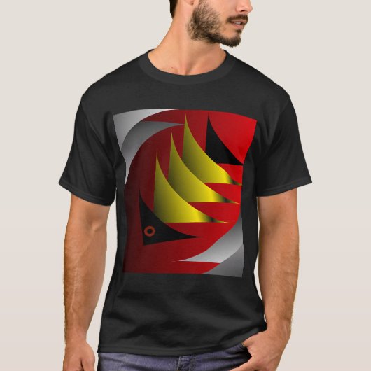 DE GROOTSTE VIS T-SHIRT (Voorkant)