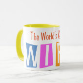 De grootste vrouw van Retro World Mok (Voorkant links)