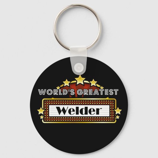 De grootste Welder ter wereld Sleutelhanger (Voorkant)