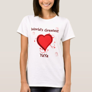 De grootste yaya ter wereld t-shirt