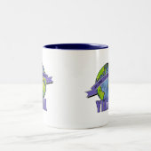 De grootste YiaYia ter wereld Tweekleurige Koffiemok (Center)