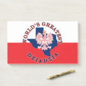 De grootste ziadzia ter wereld post-it® notes (Op bureau)