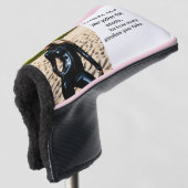 De grootte van uw putter golfheadcover (3/4 voorkant)