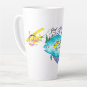 de grosses tasses JUSTE POUR LA HALIBUT (Angle gauche)