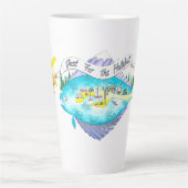 de grosses tasses JUSTE POUR LA HALIBUT (Devant)