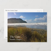 De grot, de zee, de oregon briefkaart (Voorkant / Achterkant)