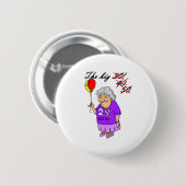 De grote 50 ronde button 5,7 cm (Voorkant /achterkant)