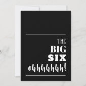 De GROTE 60e verjaardag van de Uitnodigingen van d (Voorkant)