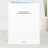 De grote 60ste Kaart van de Verjaardag (Achterkant)