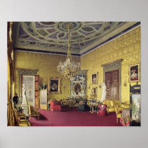 De Grote Agate Hall in het Catherine Palace Poster