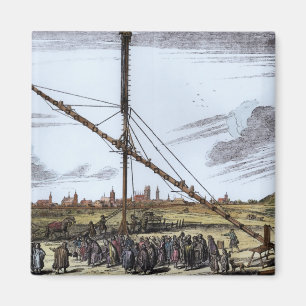 De grote astronomische telescoop magneet