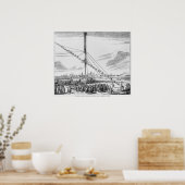 De grote astronomische telescoop poster (Keuken)