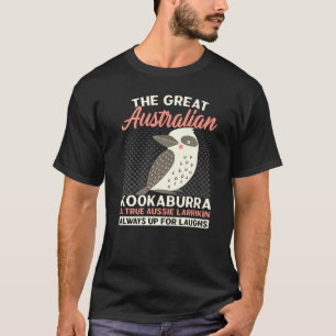 De grote Australian Kookaburra die Bird Orni lacht T-shirt
