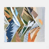 De grote bergketens fleece deken (Voorkant (Horizontaal))