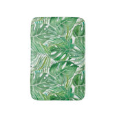 De grote bladeren van palmbomen en monstera badmat (Voorkant Verticaal)