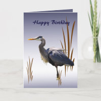 De grote Blauwe Verjaardag van de Reiger