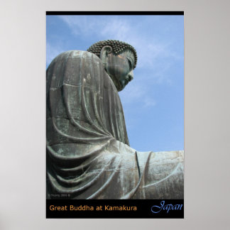 De Grote Boeddha in Kamakura Poster