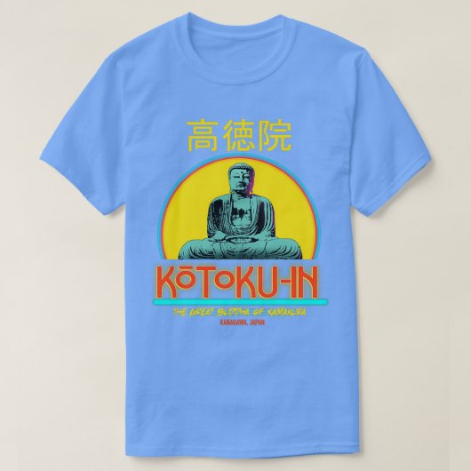 de grote boeddha van kamakura t-shirt (Design voorkant)