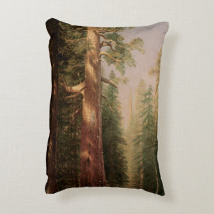 De Grote Bomen, Mariposa Grove, CA door Bierstadt Accent Kussen