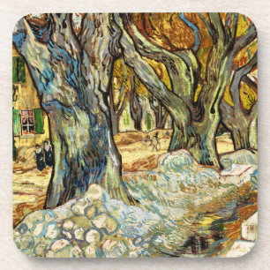 De grote bomen van Vincent van Gogh Bier Onderzetter