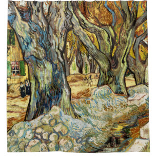 De grote bomen van Vincent van Gogh Douchegordijn