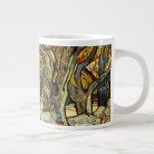 De grote bomen van Vincent van Gogh Extra Grote Beker (Rechts)