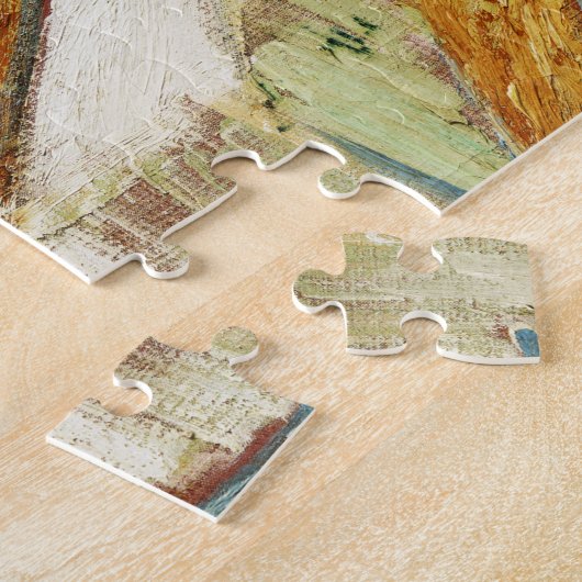 De grote bomen van Vincent van Gogh Legpuzzel (Zijkant)