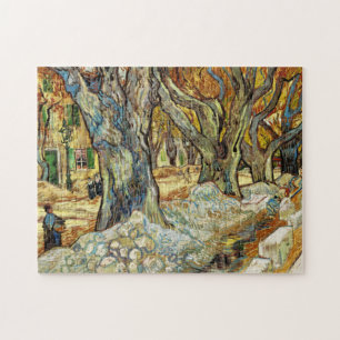 De grote bomen van Vincent van Gogh Legpuzzel