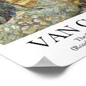 De grote bomen (wegmenders op Saint-Rémy) Poster (Hoek)