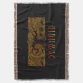 De Grote Boom Samhain Throw Deken (Voorkant Verticaal)