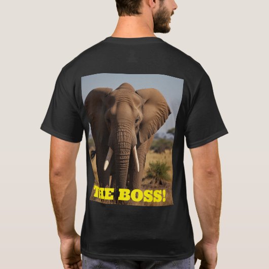 DE GROTE BOSS T-SHIRT (Achterkant)