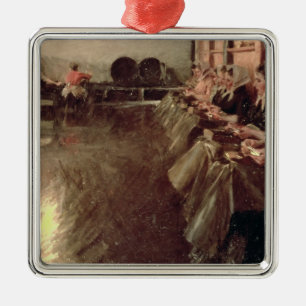 De grote brouwerij, 1890 metalen ornament