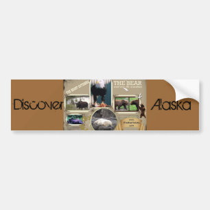 De Grote Buitengte in Alaska Bumpersticker