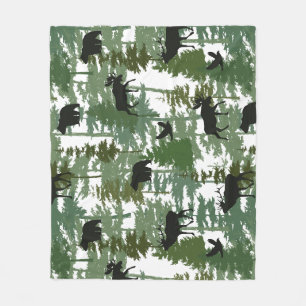 De grote buitenste fleece Blanket Deken