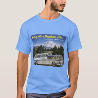 De grote bus 1950s avonturen beginnen hier vriende t-shirt