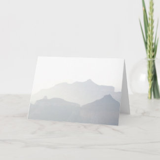 De Grote Canion van de herfst (wenskaart) Kaart