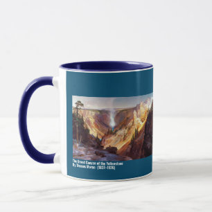 De Grote Canyon van de Yellowstone-Thomas Moran Mok