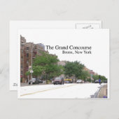 De Grote Concouse, Bronx, NY Briefkaart (Voorkant / Achterkant)
