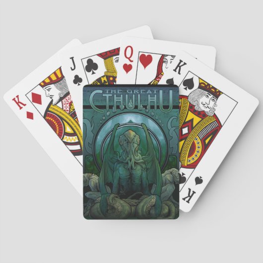 De Grote Cthulhu Pokerkaarten (Achterkant)