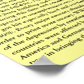 De grote depressie poster (Hoek)