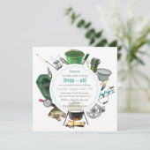 De grote drie-Oh Vist | 30e verjaardag Kaart (Staand voorkant)