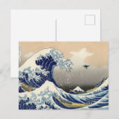 De Grote Drone Wave van Kanagawa Briefkaart (Voorkant / Achterkant)